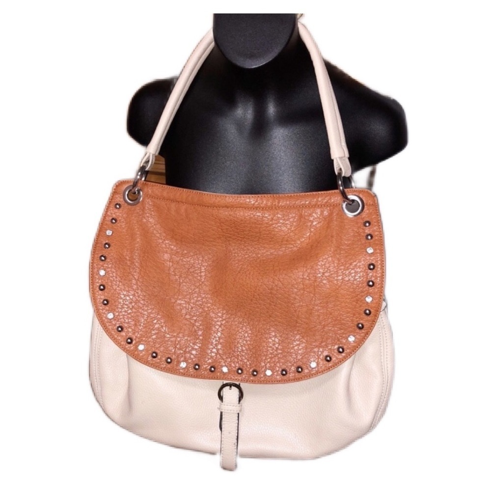 Brown rhinestone purse